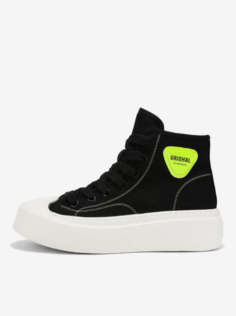 Pánské Boty Chukka Boots Pu Kůže S Kulatou Špičkou - Černá